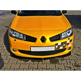 Накладка сплиттер на передний бампер на Renault Megane II RS